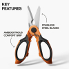 2100CS Long Reach Cable Stripping Electrician Scissors, 17.8 cm Image 1